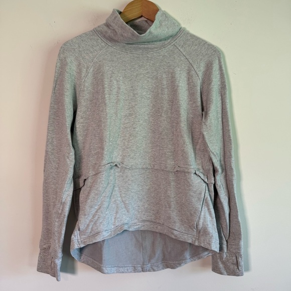 Lululemon Find Your Unwind Light Grey Pullover size 6 - Picture 1 of 8